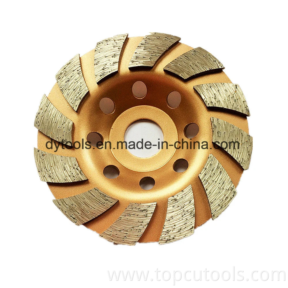 Medium Grit Diamond Turbo Grinding Cup Wheels